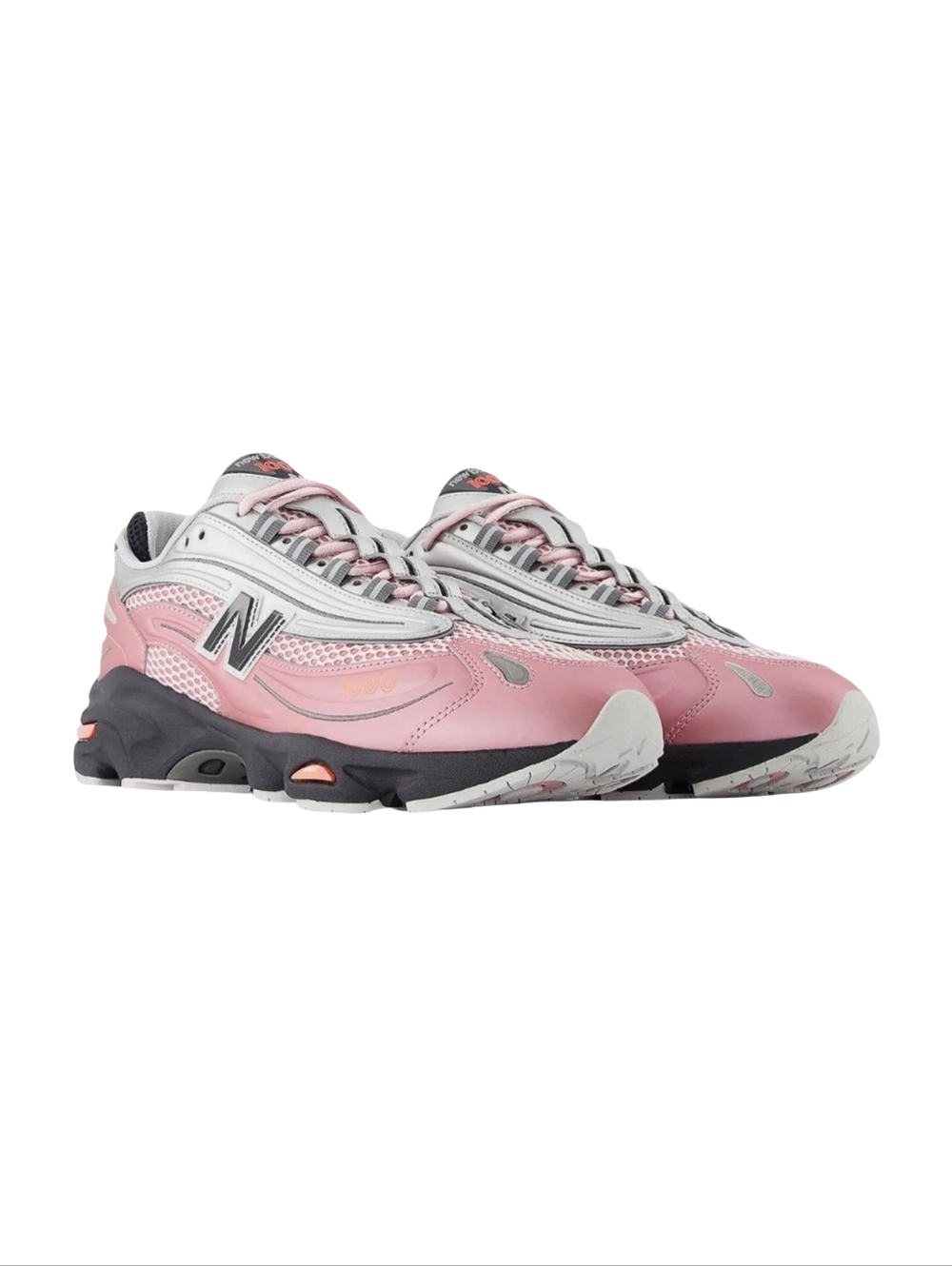 New Balance 1000 Silver Pink Metallic Mesh Running Sneakers M1000MC Womens 11.5 - Picture 15 of 16